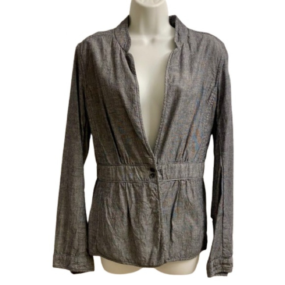 Eileen Fisher Denim Inspired Jacket Sz L